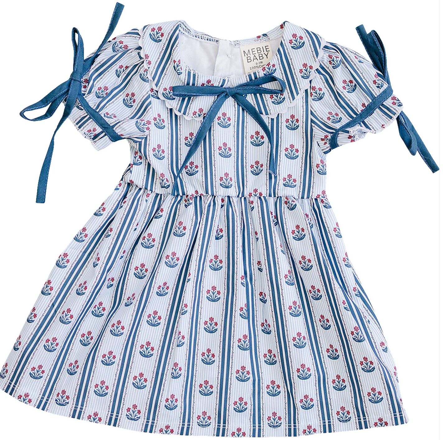 Block Print Floral Dress