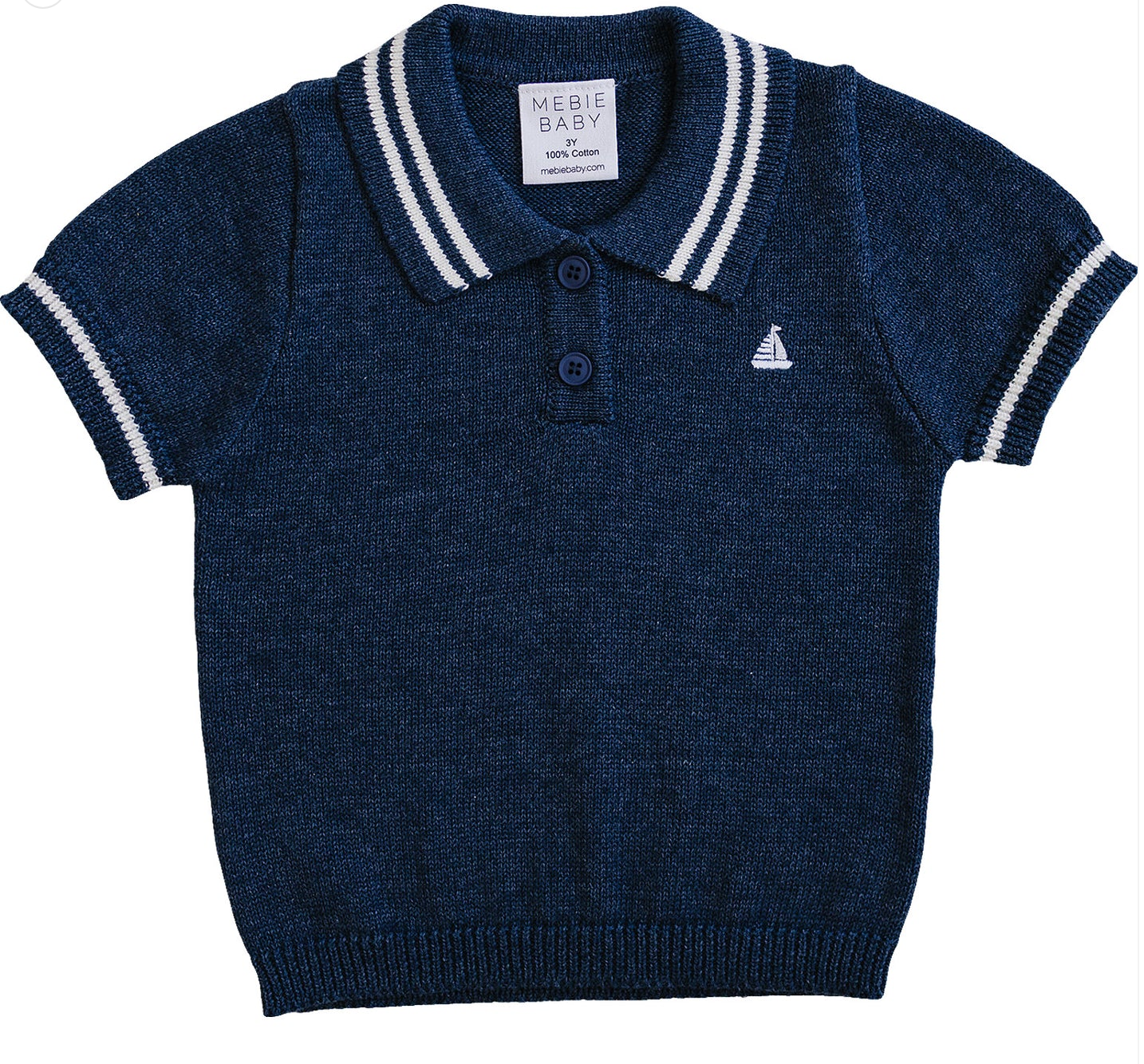 Collared Sailboat Knit Shirt