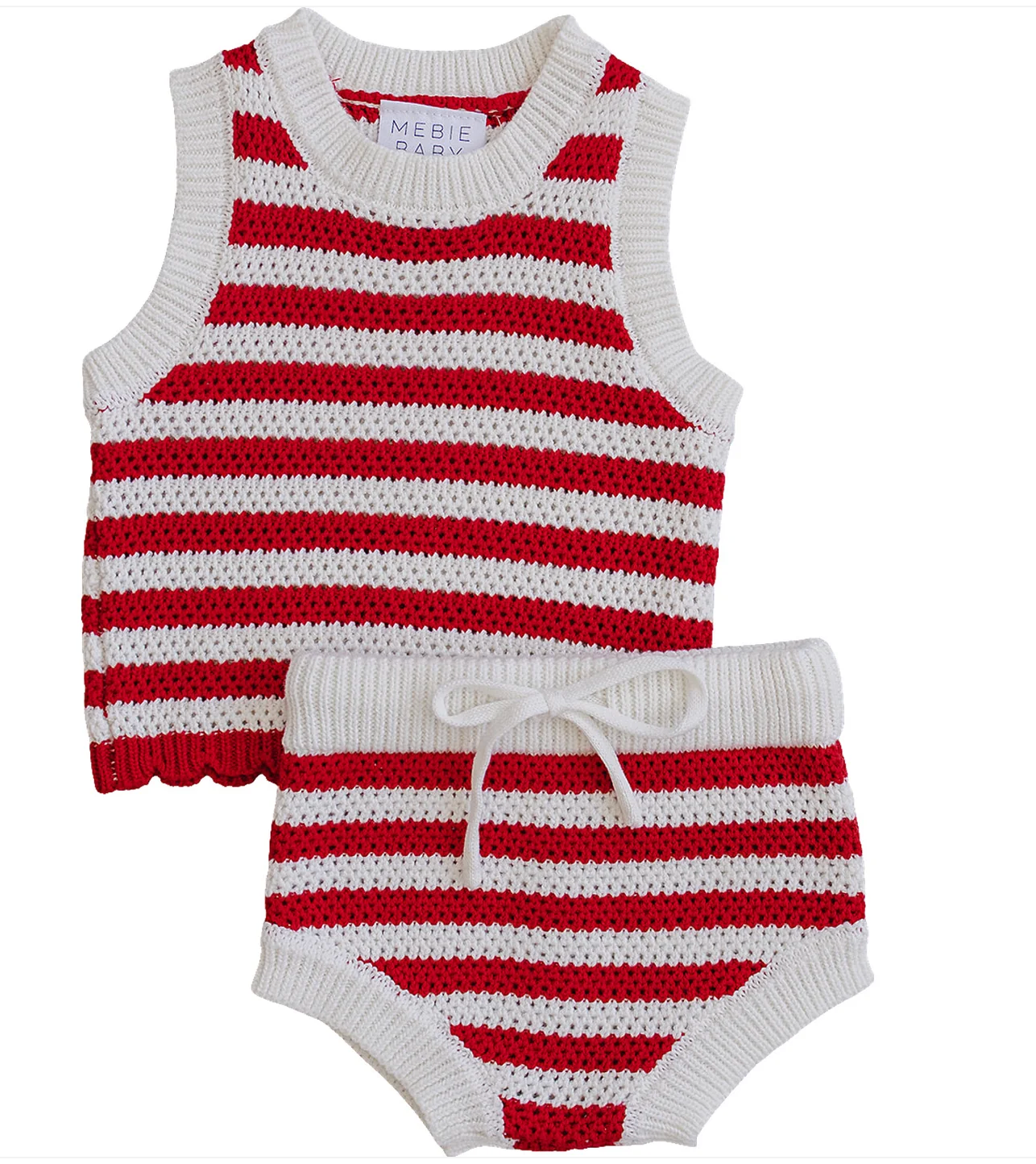 Red Stripe Bloomer Tank Set