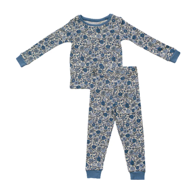 Bluebell Pointelle Bamboo Cozy Set