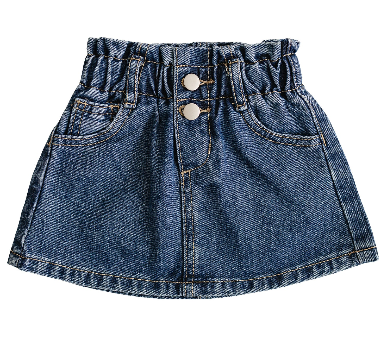 Dark Wash Denim Skirt