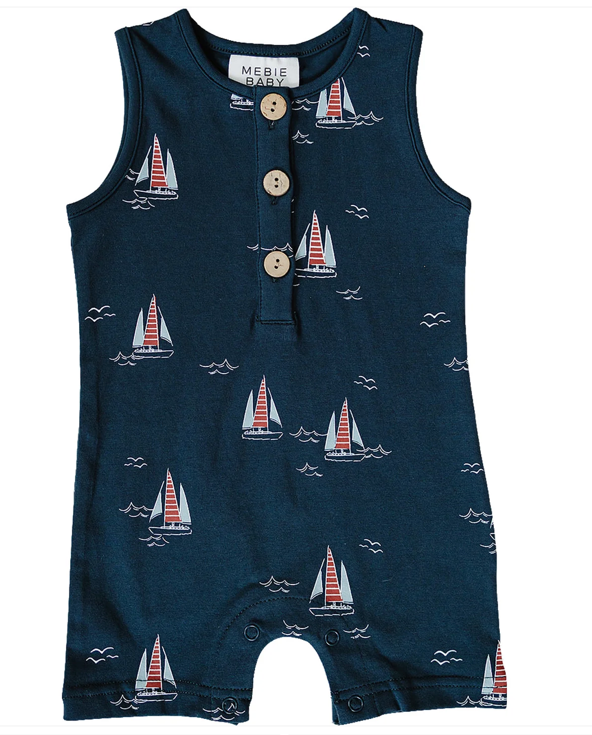Sailboat Short Romper