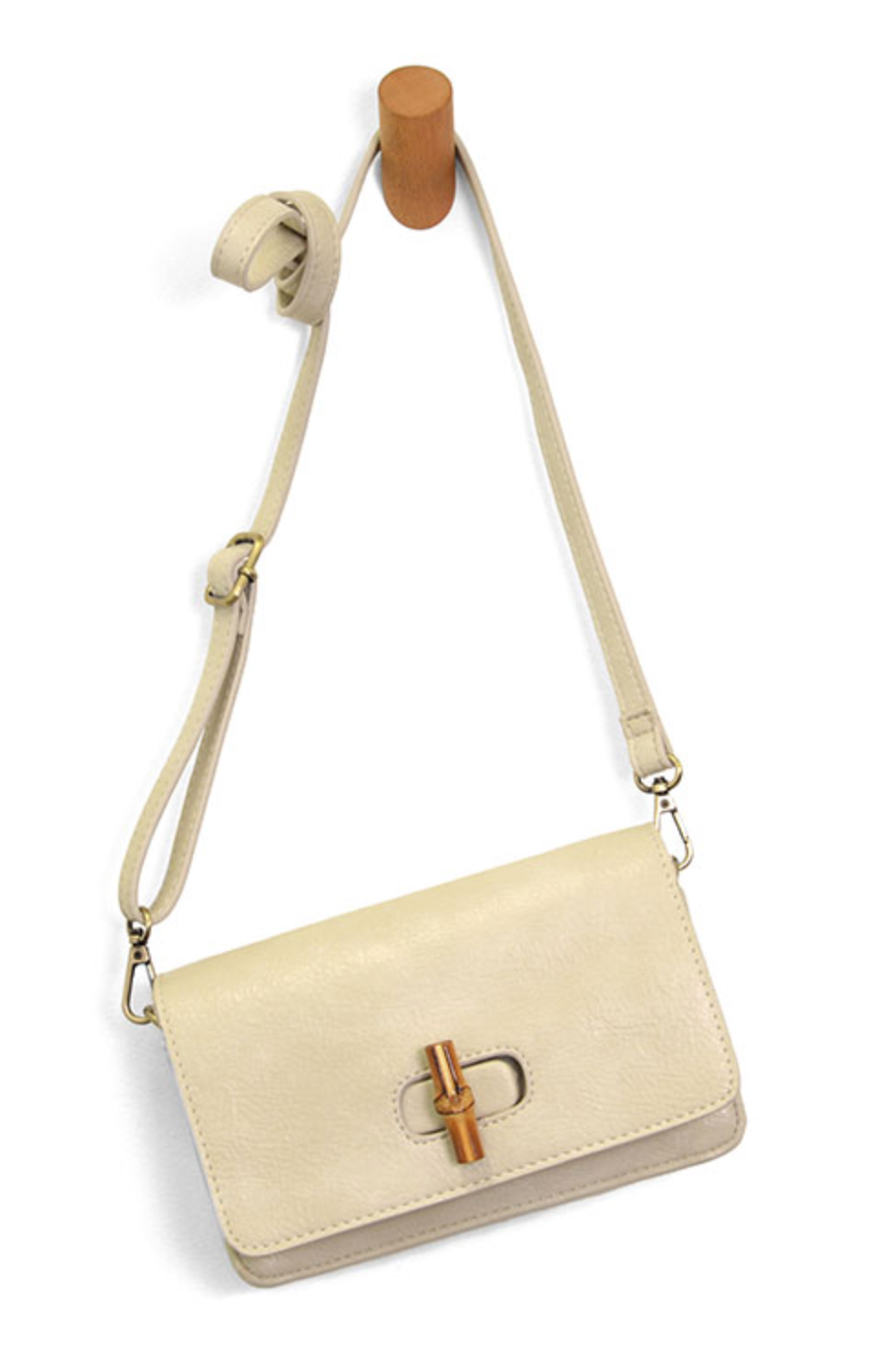 BONNIE BAMBOO TURNLOCK CROSSBODY