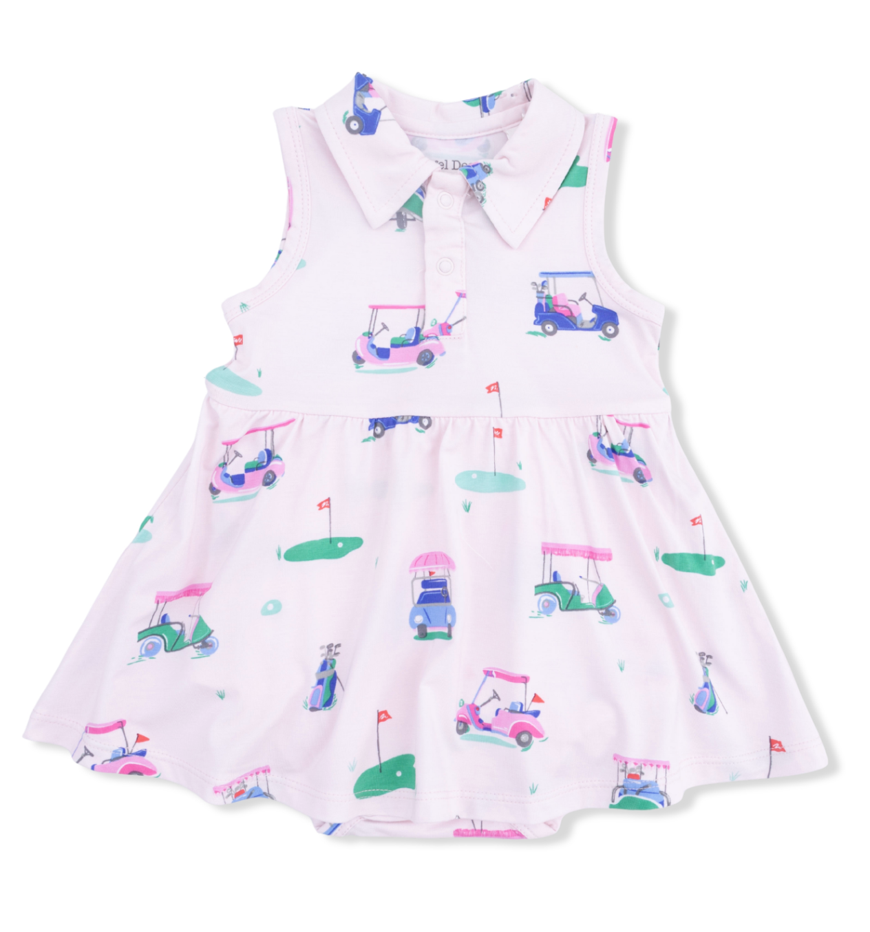 Vintage Golf Carts Pink - Polo Tennis Dress