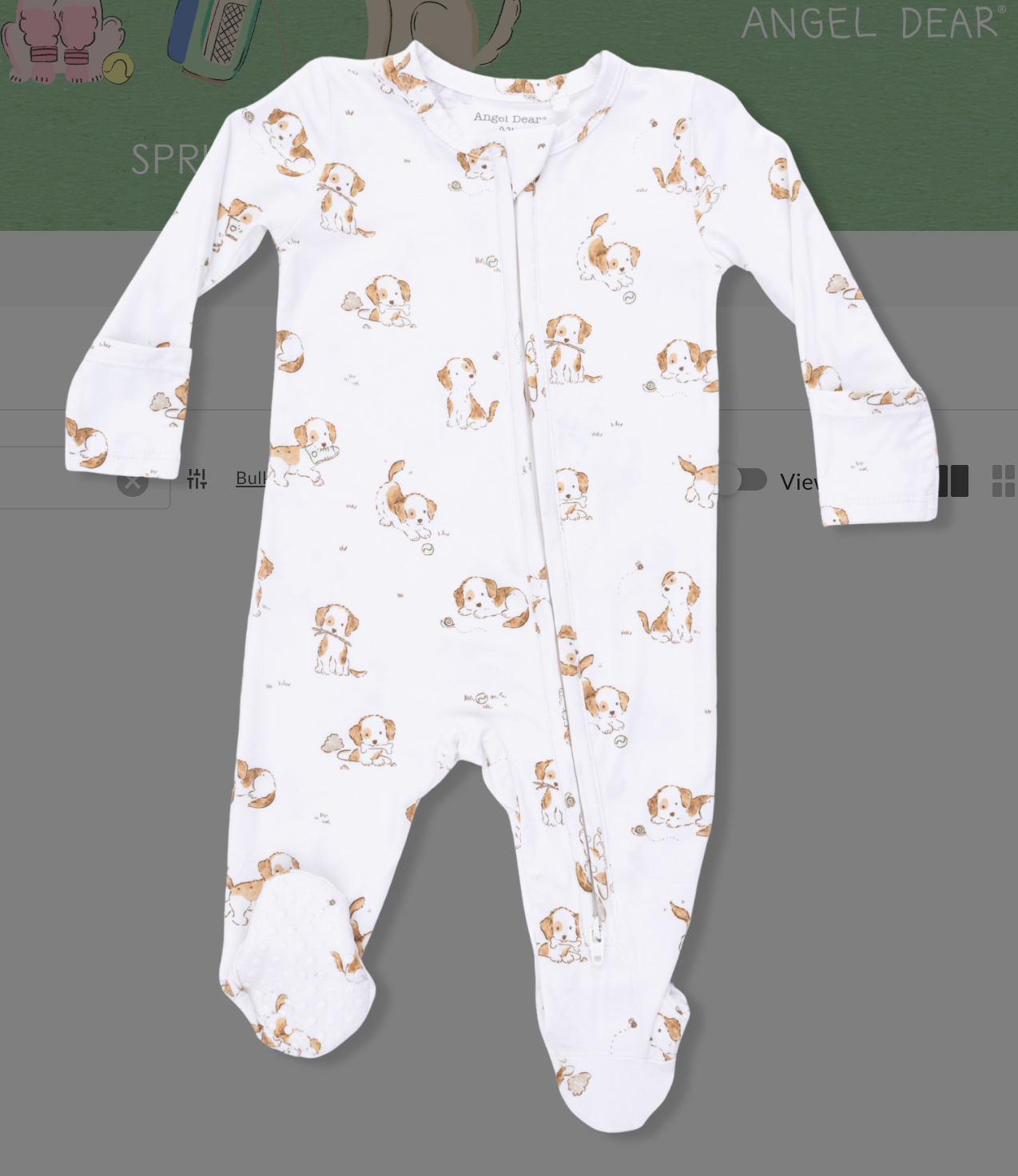 Explorer Puppy - 2 Way Zipper Footie