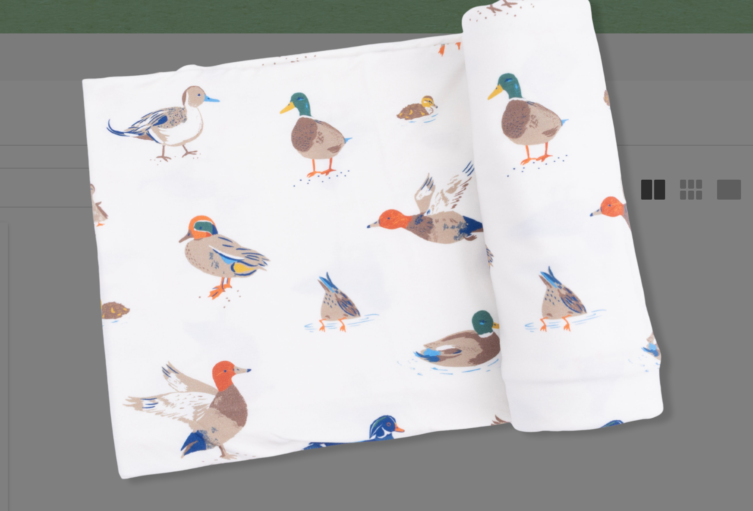 Ducks - Swaddle Blanket