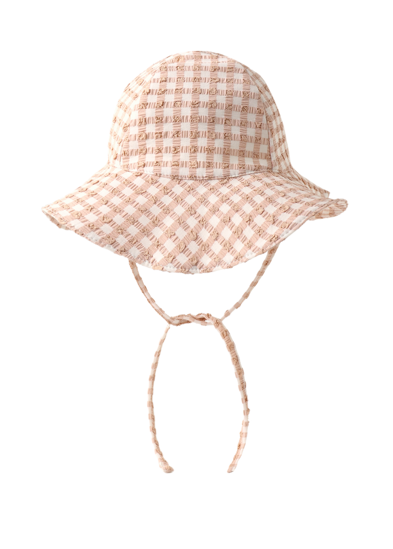 SUN HAT MELON CHECK