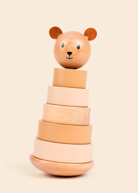 EGMONT WOODEN PYRAMID BEAR MARCEL