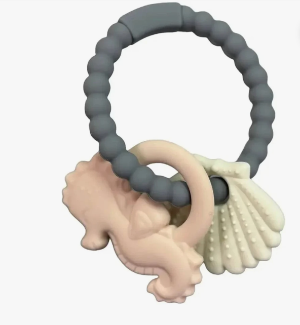 SEAHORSE TEETHING RING