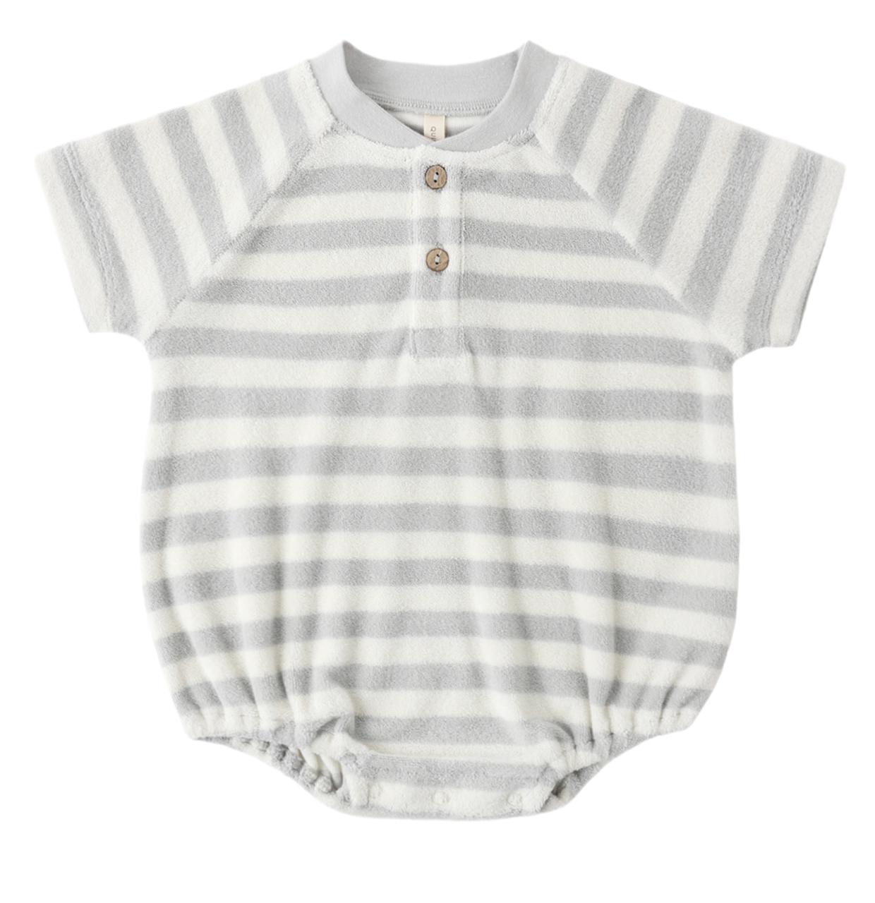 TERRY HENLEY ROMPER SKY STRIPE