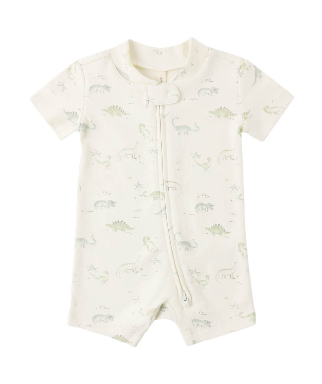 ZIP SHORT SLEEVE SLEEPER DINOSAUR