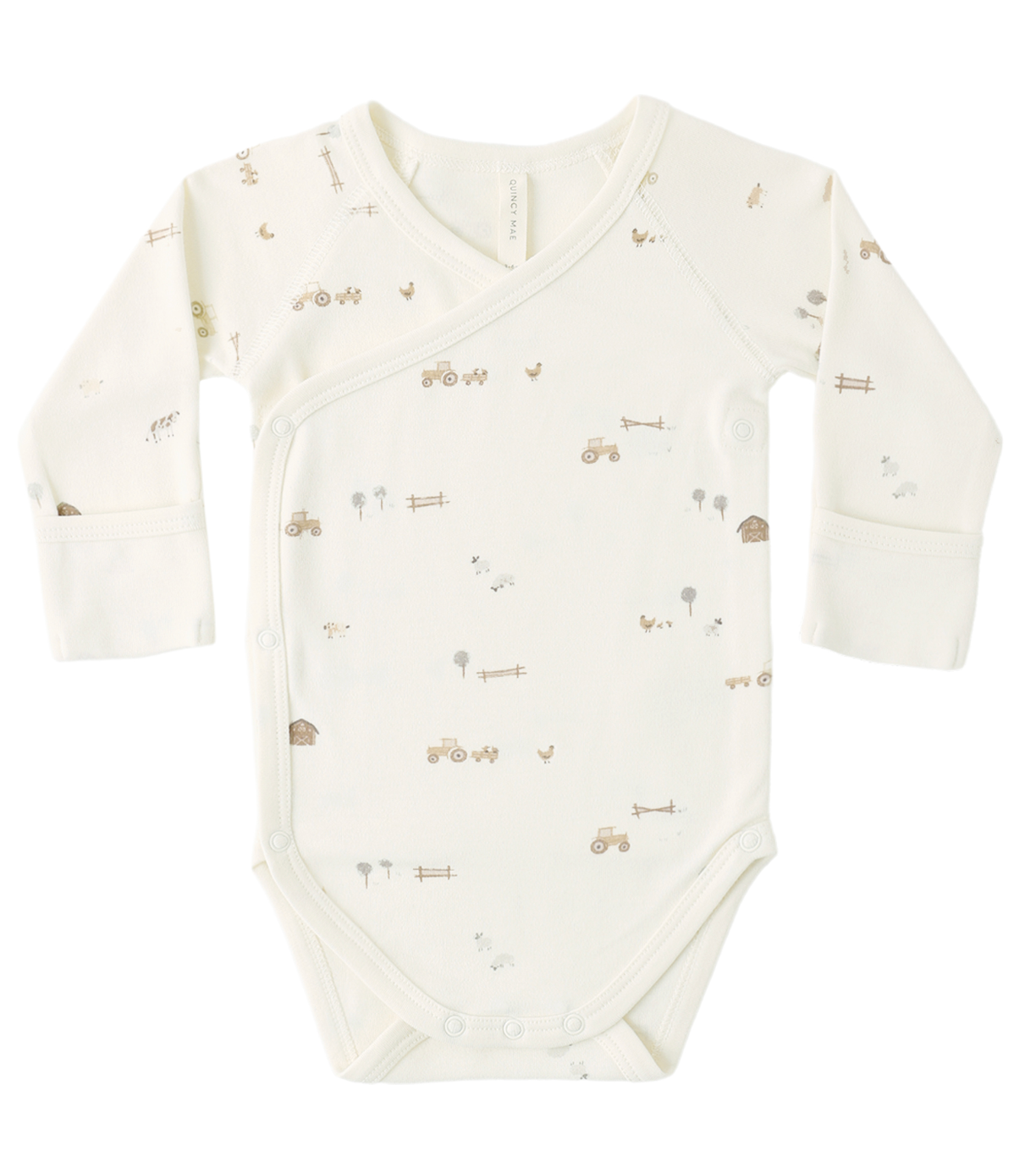 SIDE SNAP BODYSUIT FARM