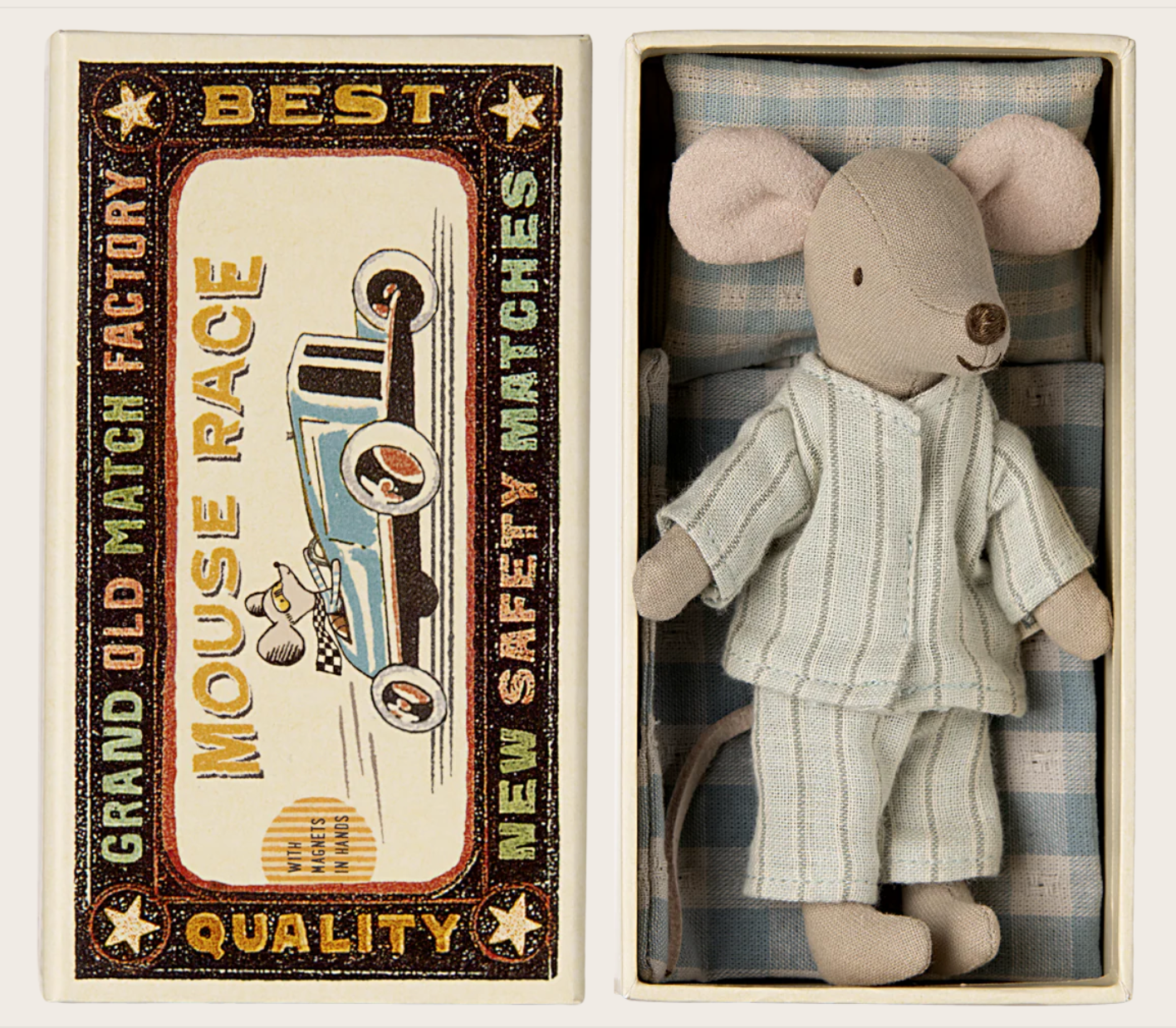 Big brother mouse in matchbox