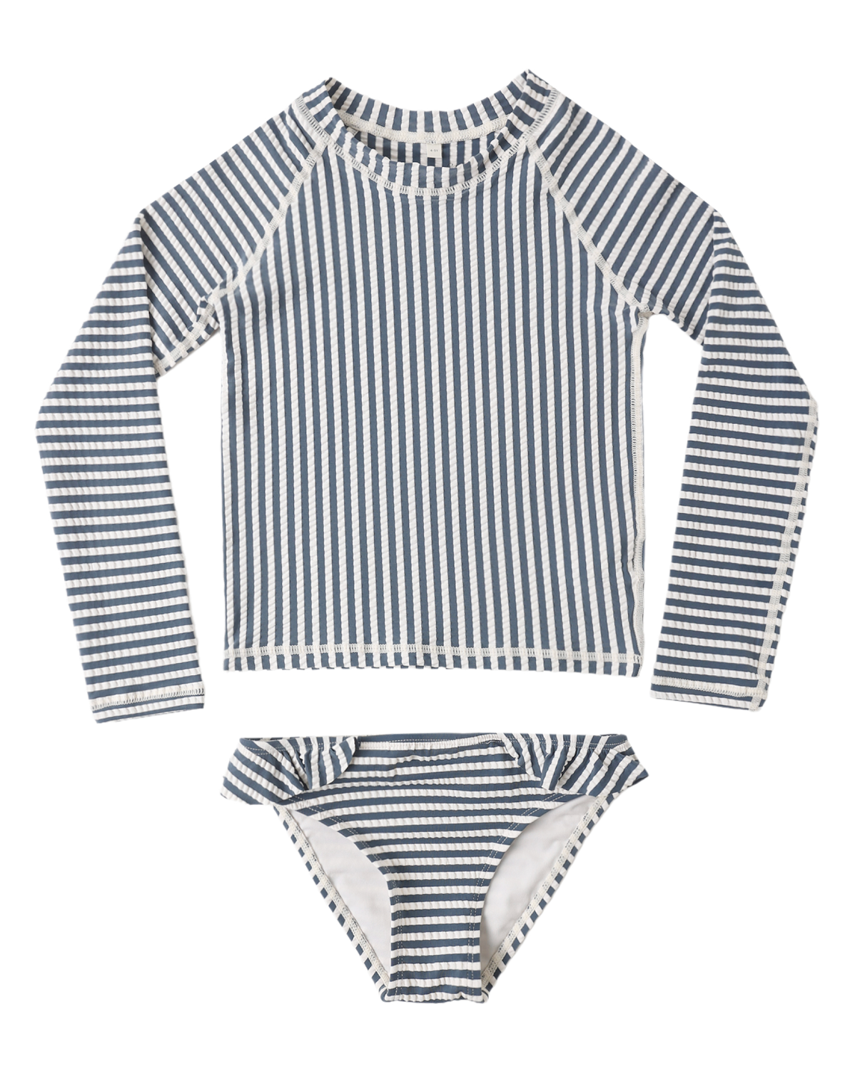 MARYN RASHGUARD SET NAVY STRIPE