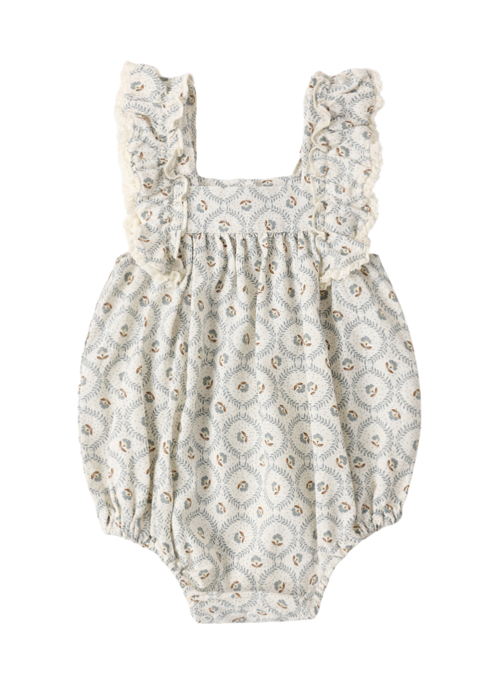 MAYA ROMPER GREEN FLEUR