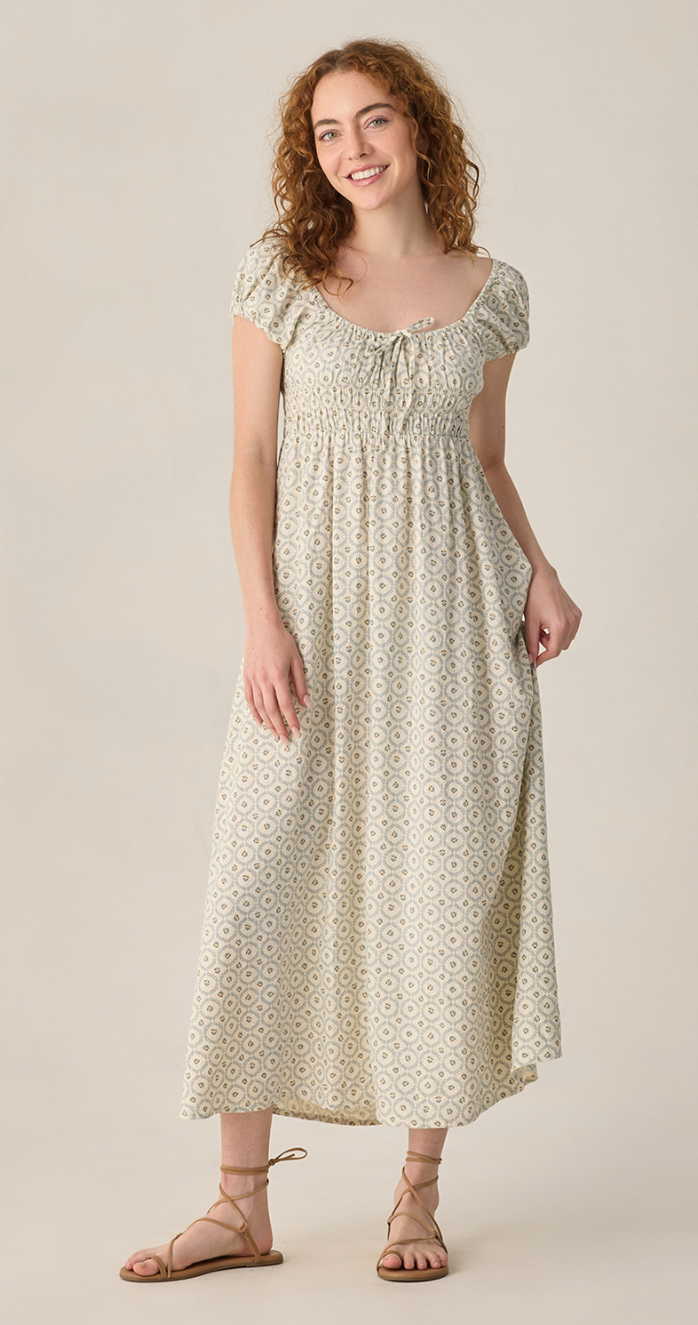 WOMEN'S JOYA DRESS GREEN FLEUR