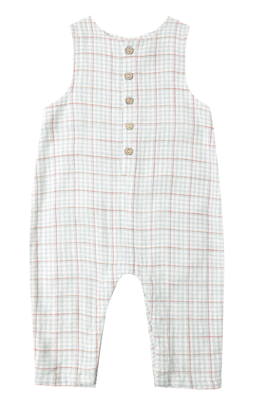 BUTTON JUMPSUIT LIGHT BLUE STRIPE