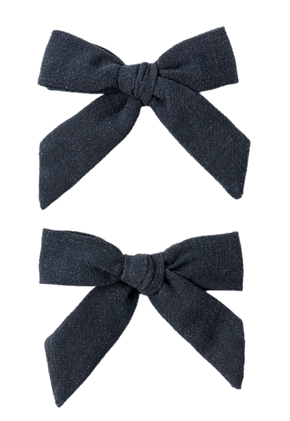 BOWS, SET OF 2 NAVY