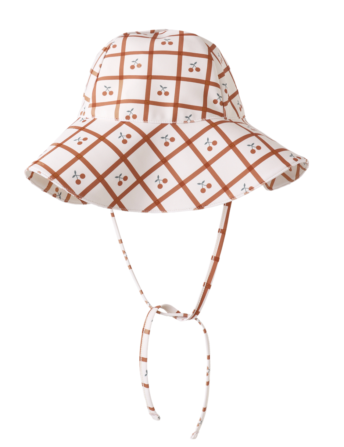 FLOPPY SWIM HAT CHERRY CHECK