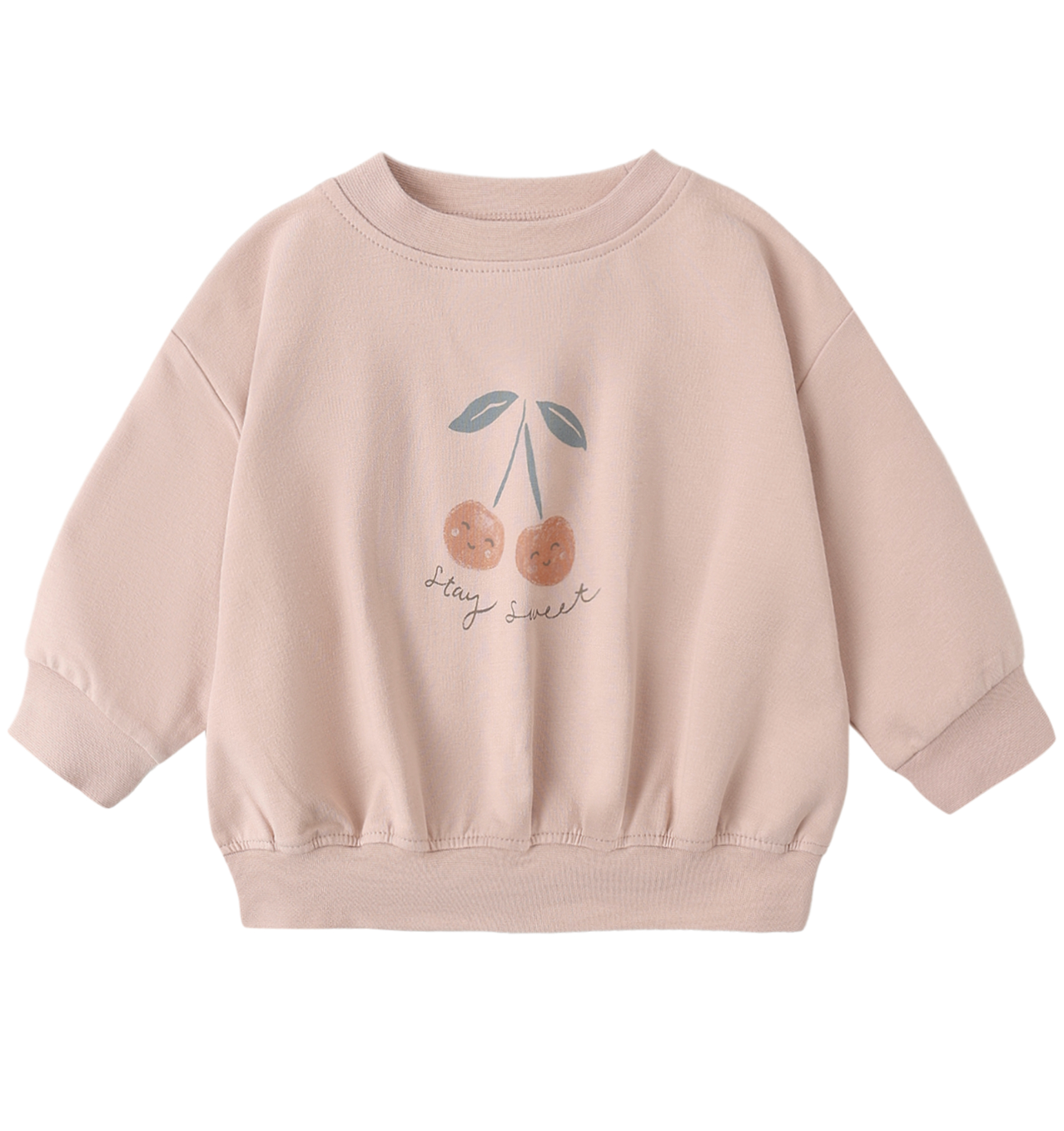 RELAXED SWEATSHIRT CHERRY