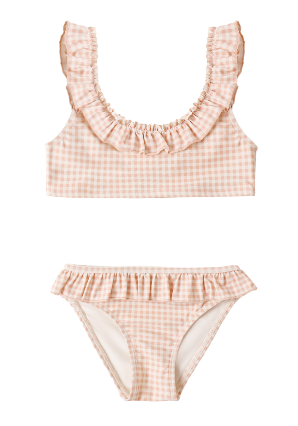 GIANA BIKINI PETAL GINGHAM