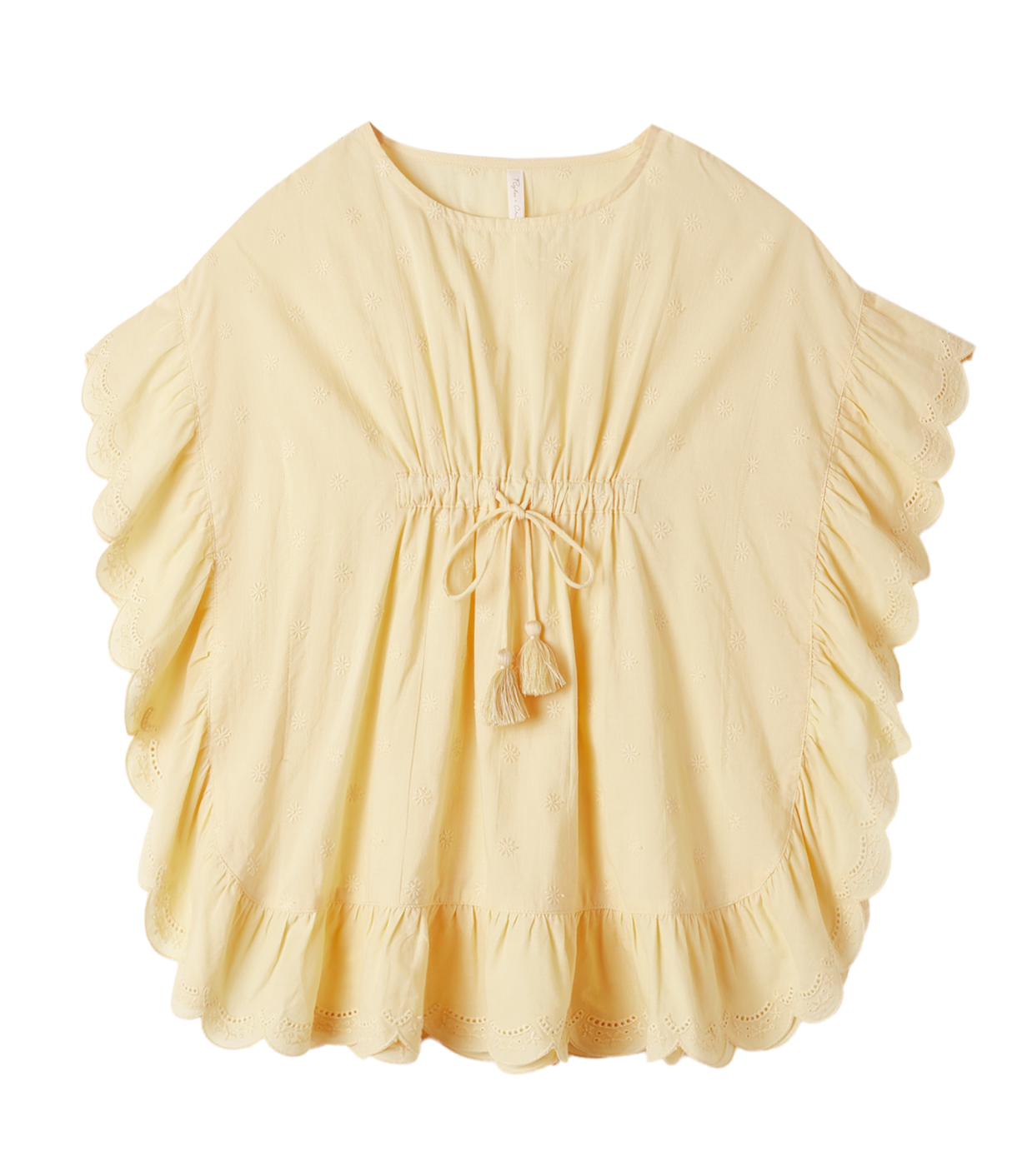 KAFTAN COVER UP LEMON