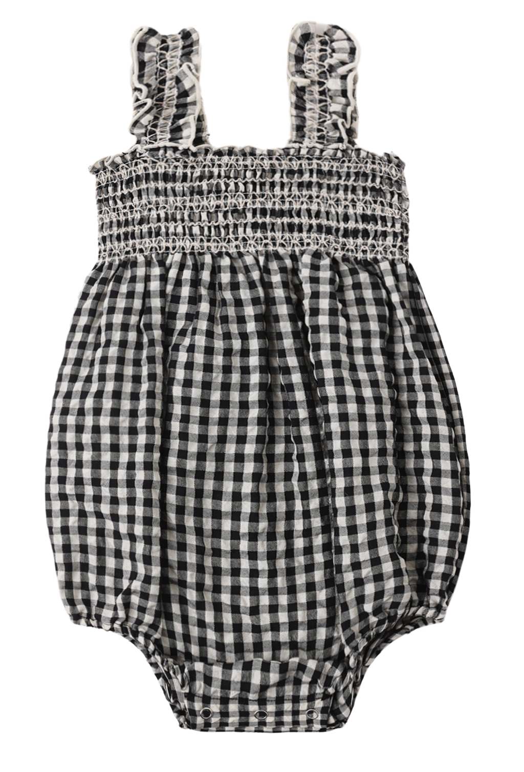 JULIA ROMPER BLACK CHECK