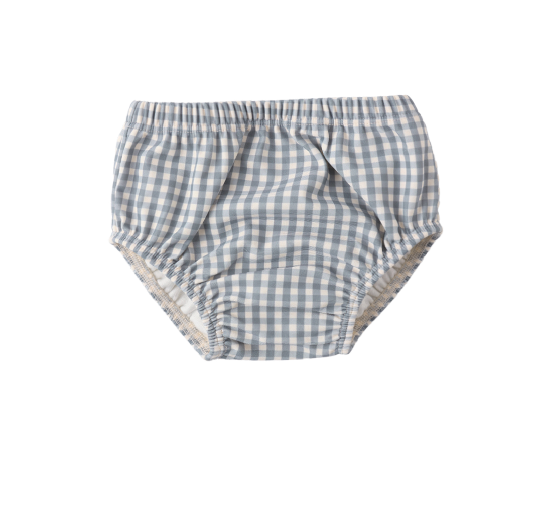 SWIM DIAPER OCEAN GINGHAM