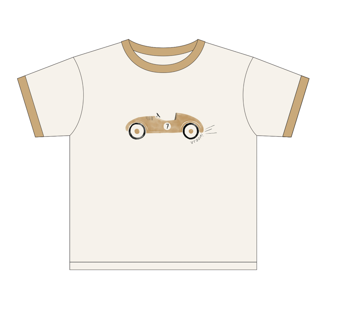 RINGER TEE RACE CAR