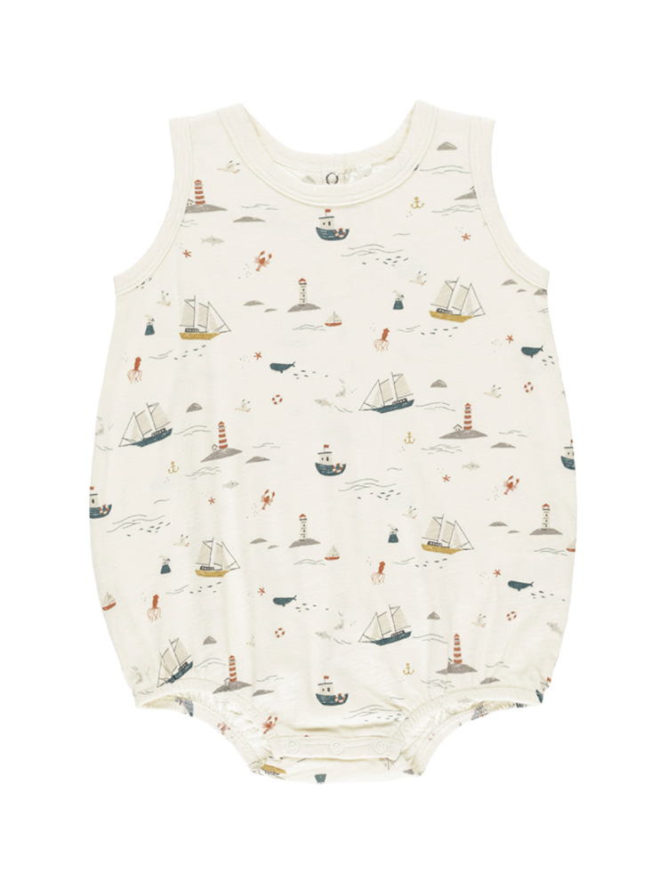 BUBBLE ONESIE || NAUTICAL