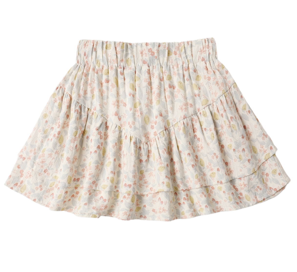 TIERED MINI SKIRT SUMMER GARDEN