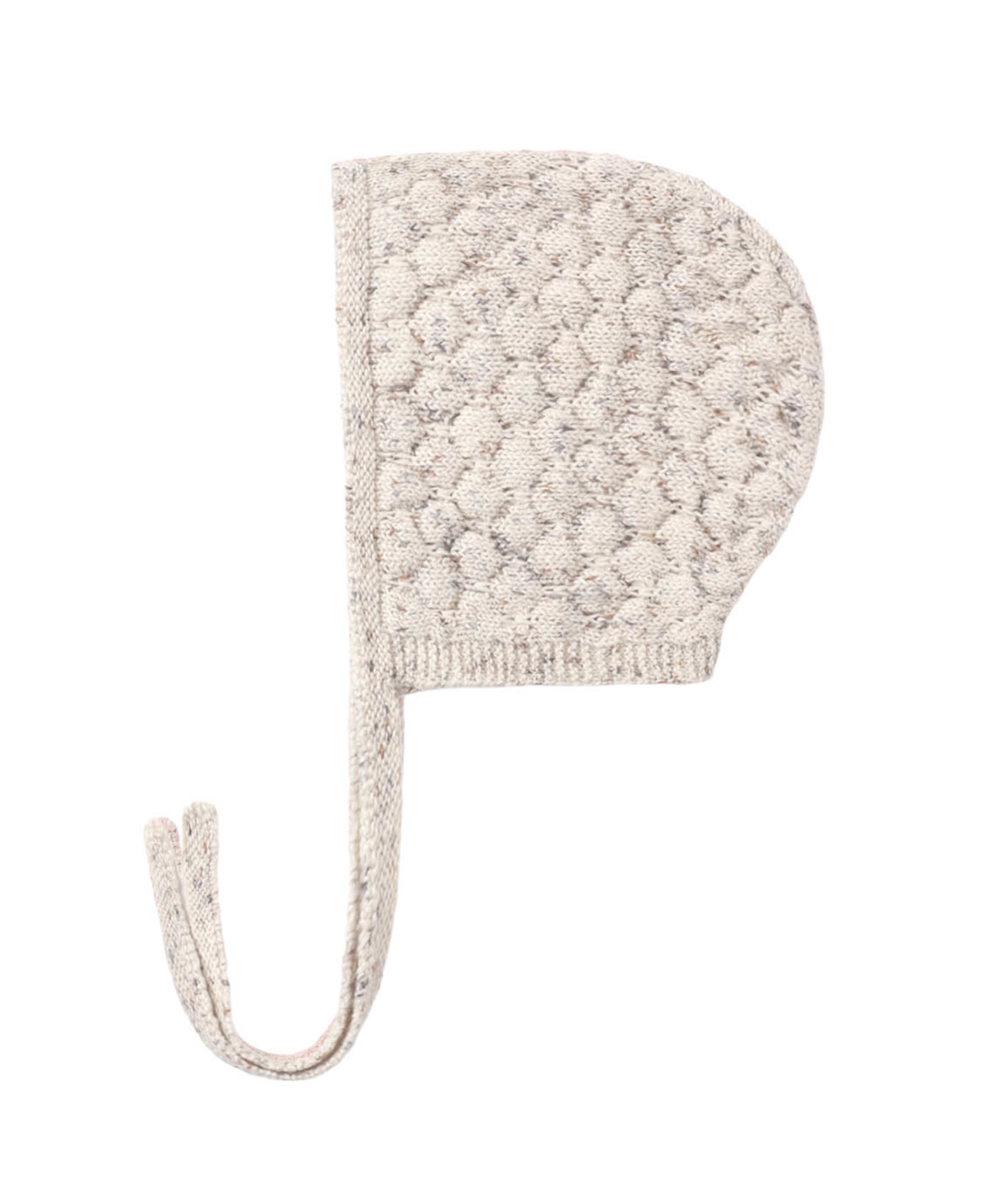 KNIT BONNET NATURAL CONFETTI