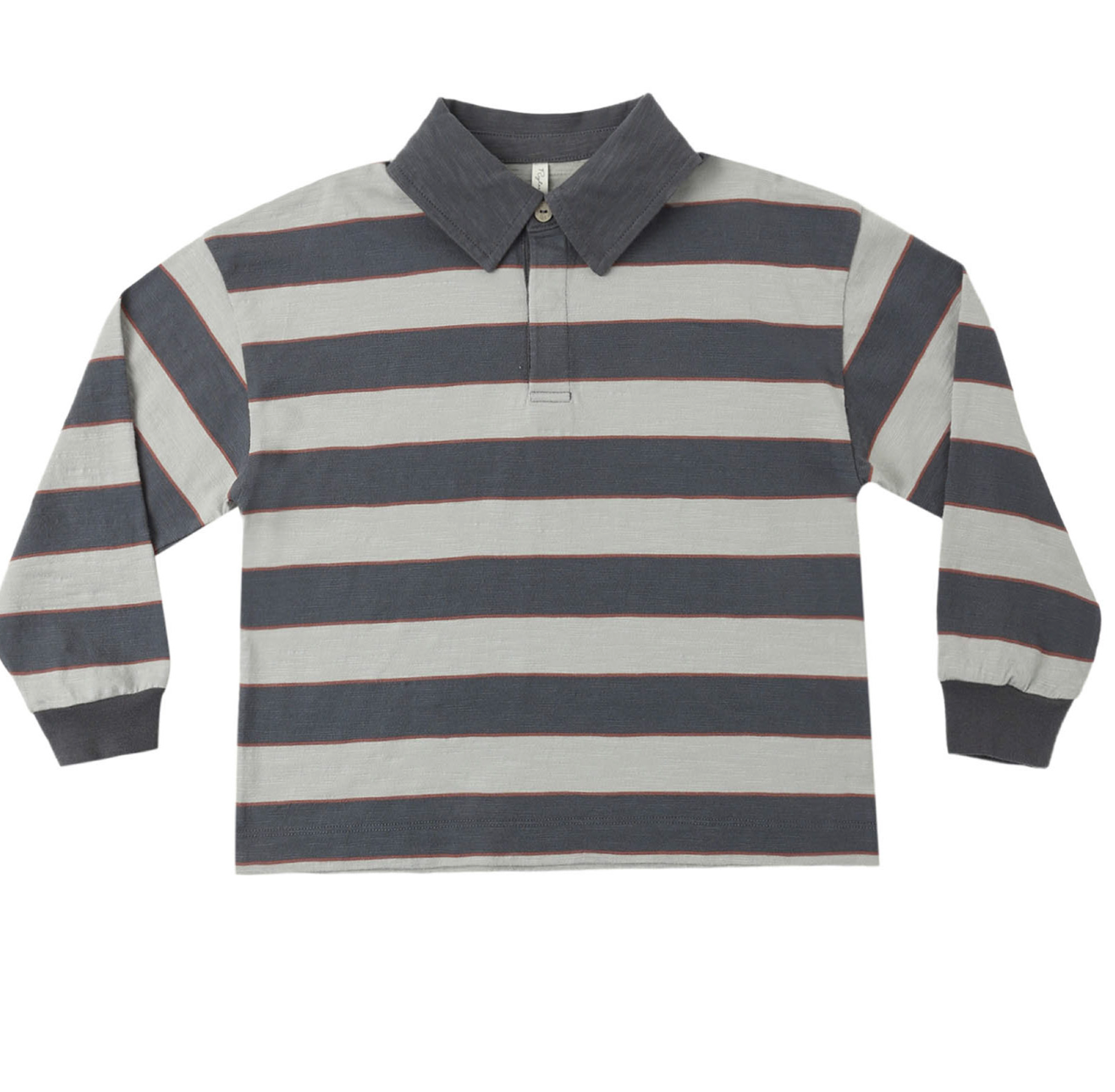 RUGBY POLO SAGE STRIPE