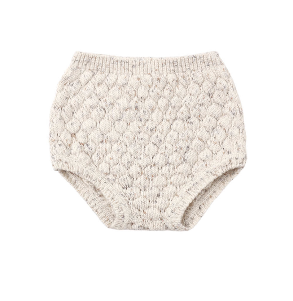 KNIT BLOOMER NATURAL CONFETTI
