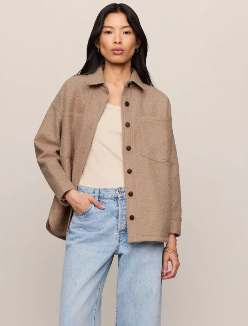 ALL DAY POODLE KNIT JACKET