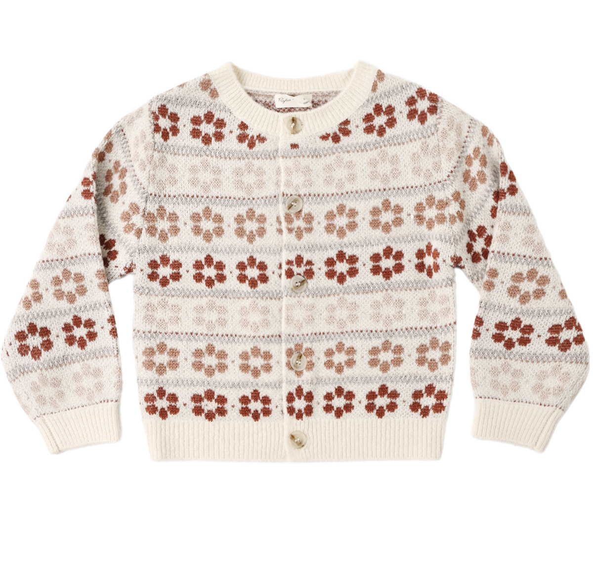 CHEYENNE CARDIGAN FLOWER FAIR ISLE