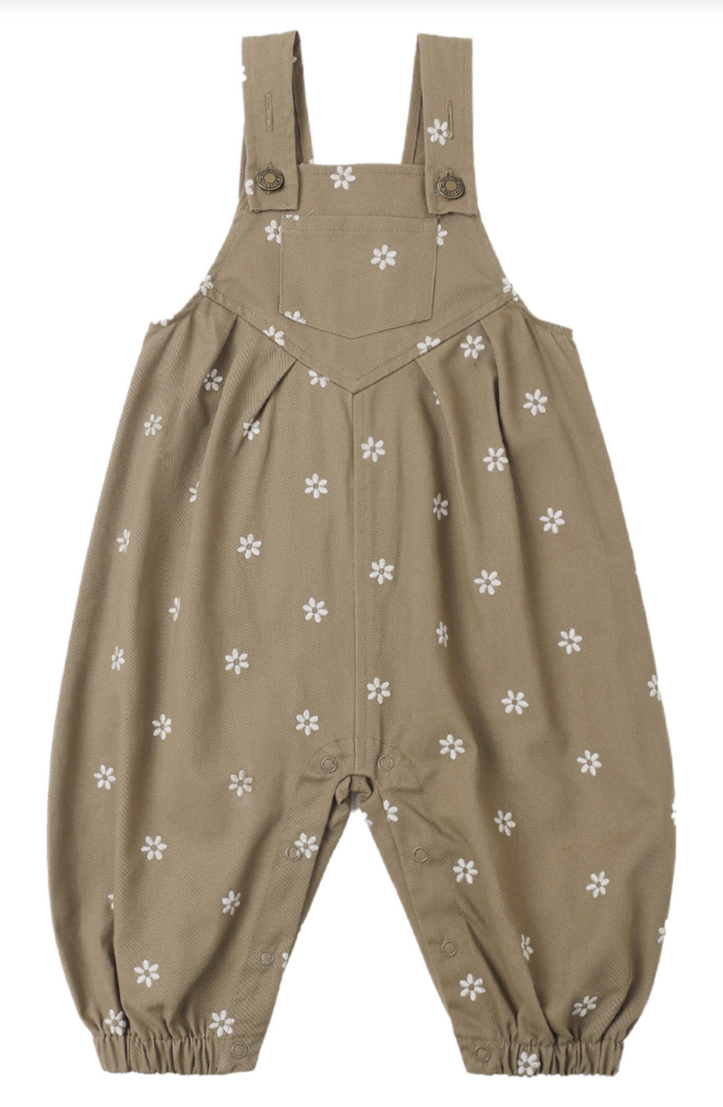 VINTAGE OVERALL EMBROIDERED DAISIES