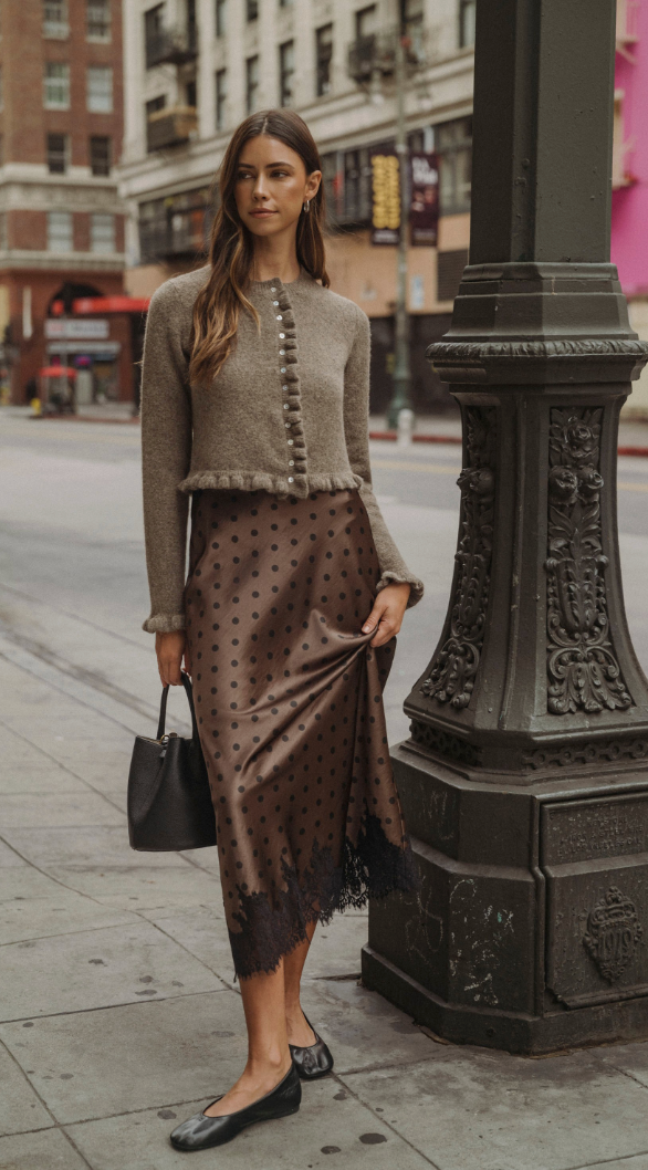 BROOKLYN HEIGHTS RUFFLE CARDIGAN