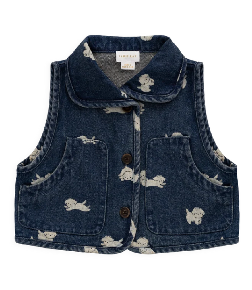 Sutton Denim Vest - Finnegan Denim