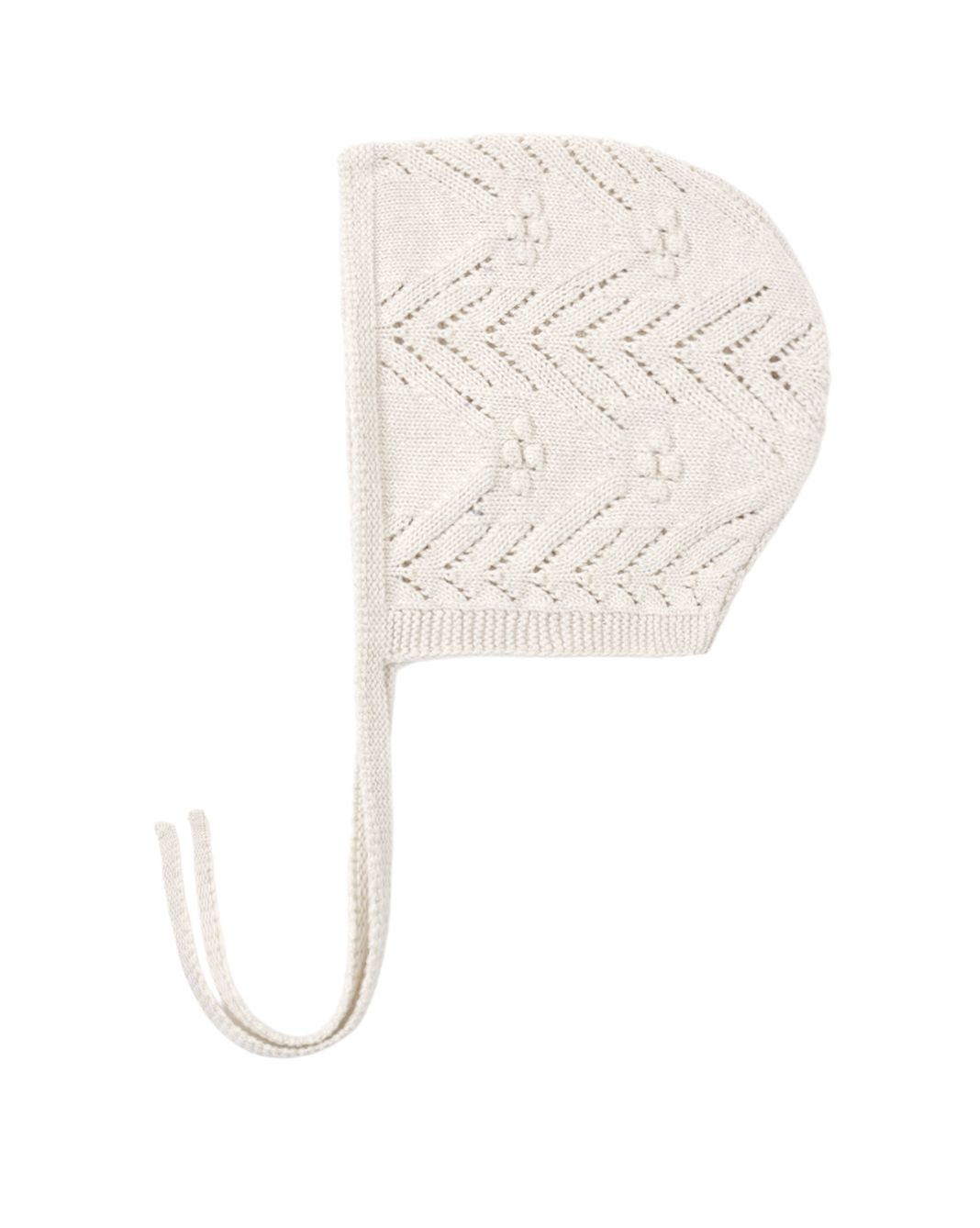 KNIT BONNET HEATHERED OATMEAL