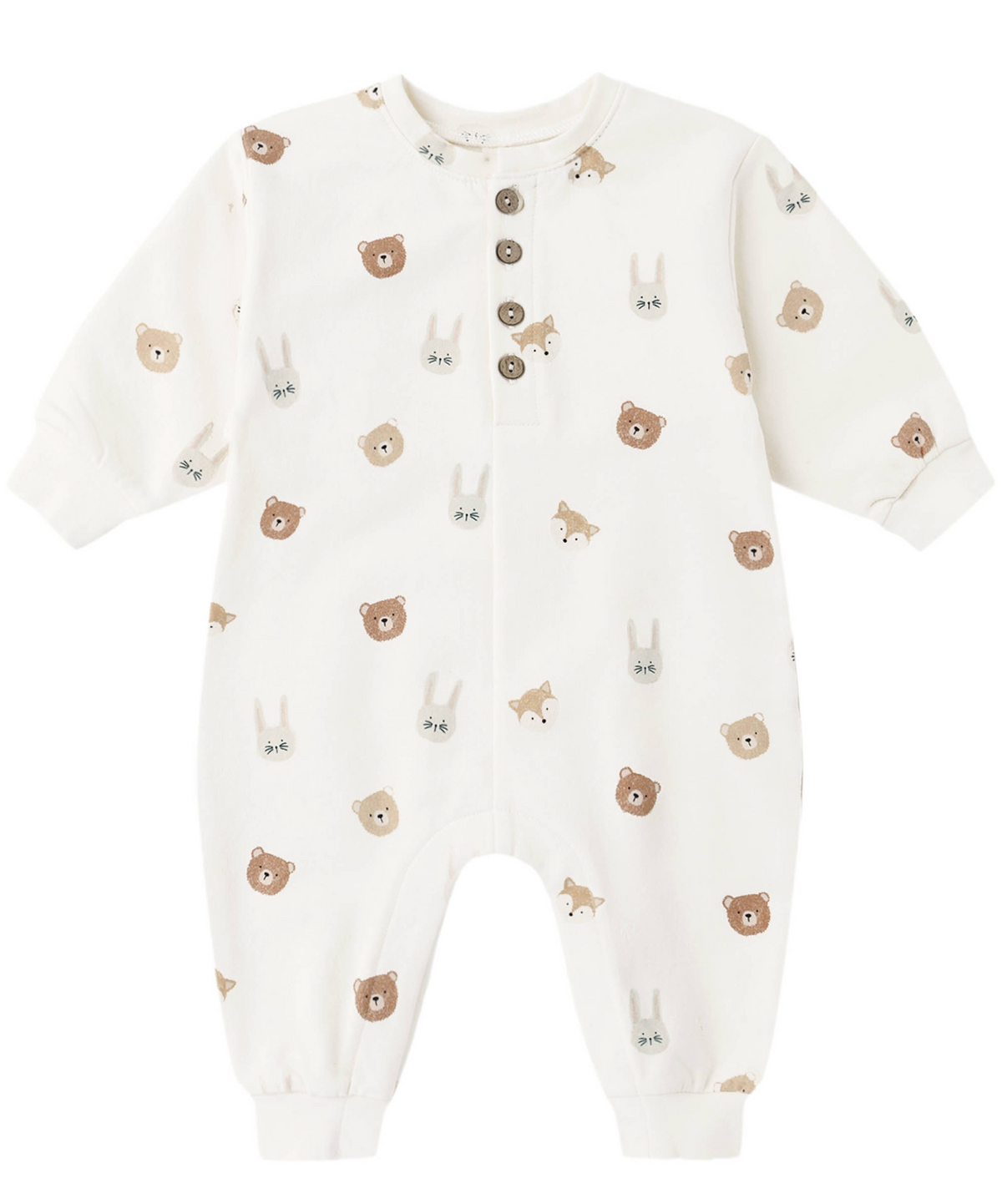 RELAXED FLEECE JUMPSUIT CRITTERS