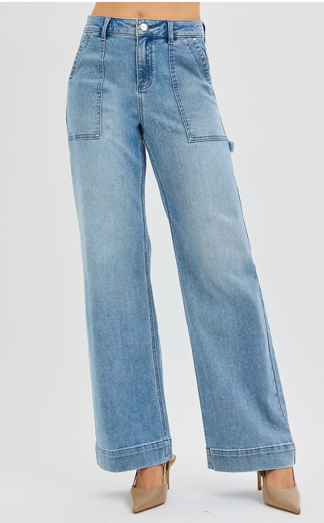 TAKING YOU PLACES CARGO JEANS