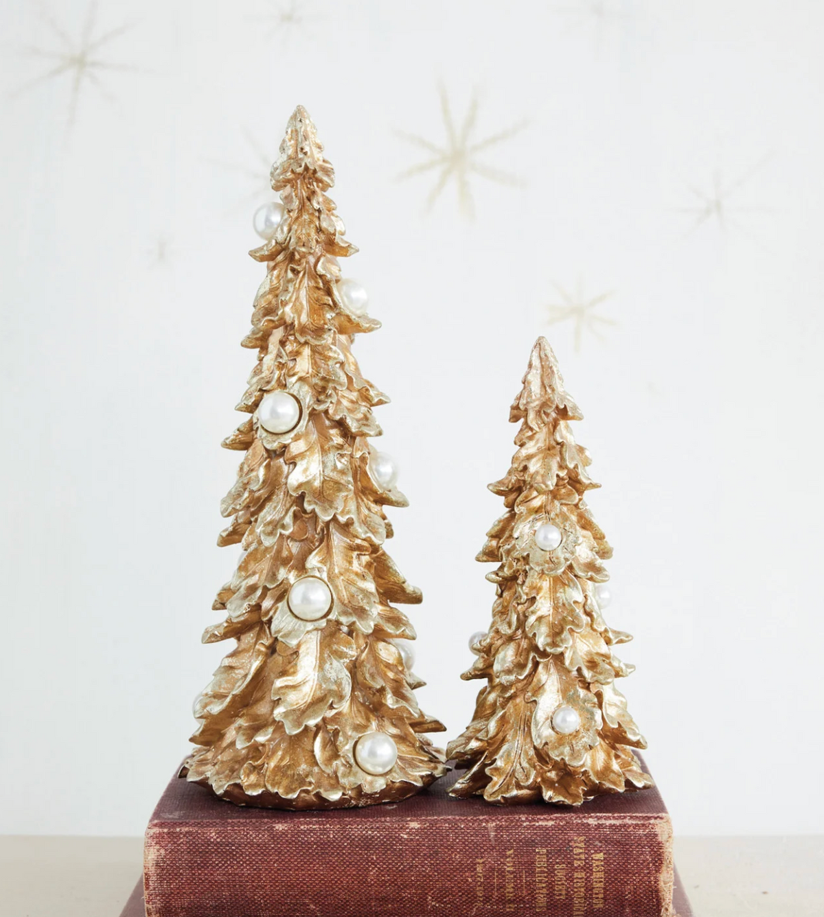 Resin Tree with Faux Pearls
