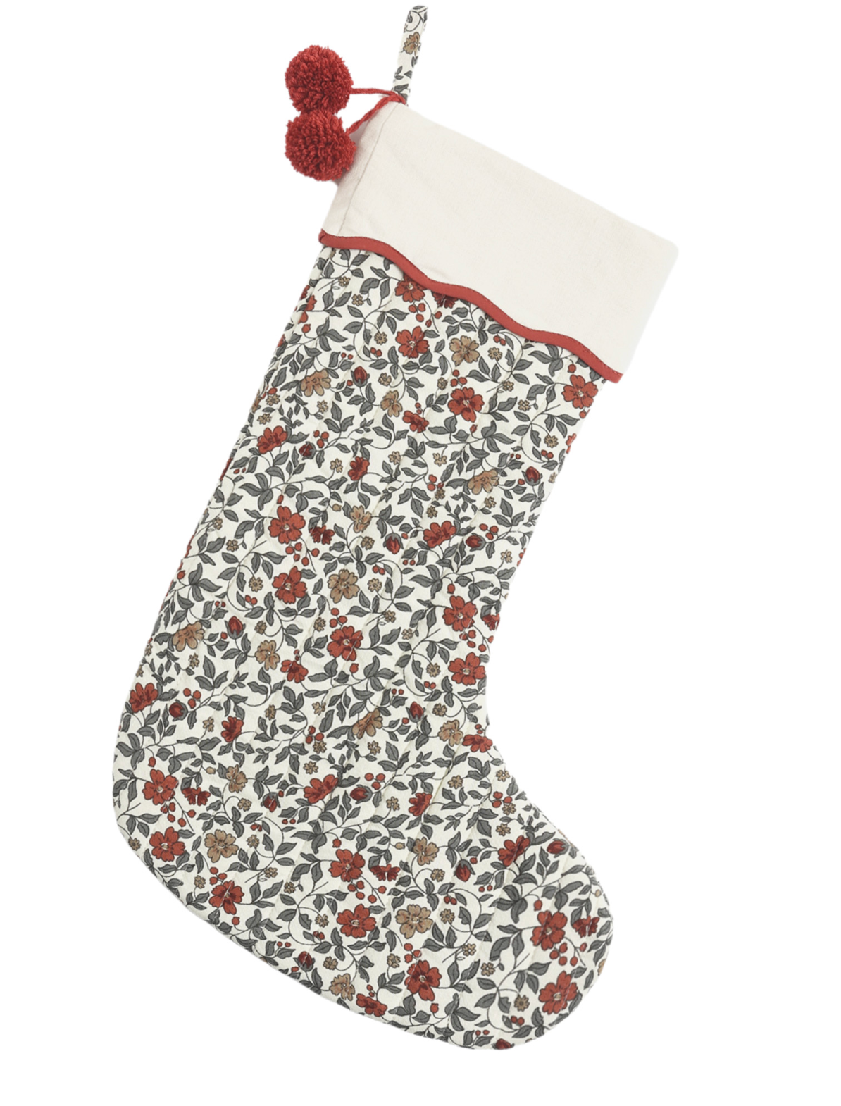 NOEL STOCKING HOLIDAY FLORAL