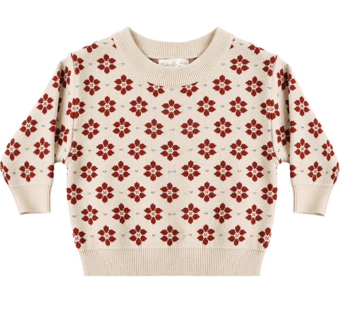 SHILOH SWEATER POINSETTIA