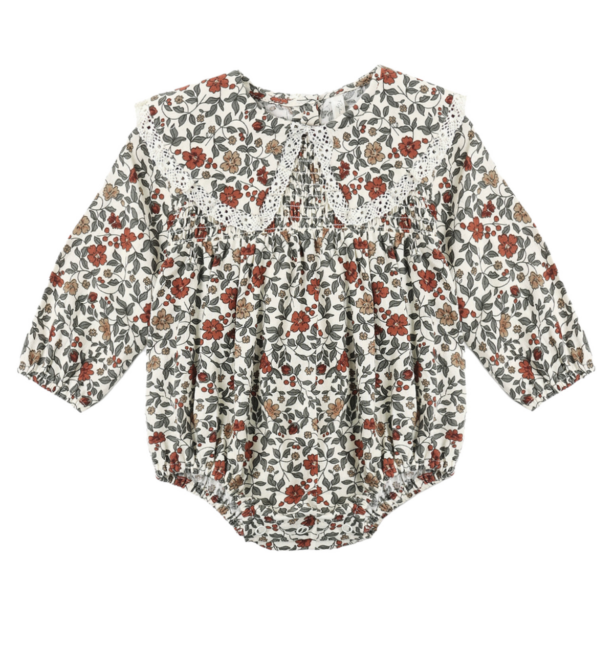 FERN ROMPER HOLIDAY FLORAL