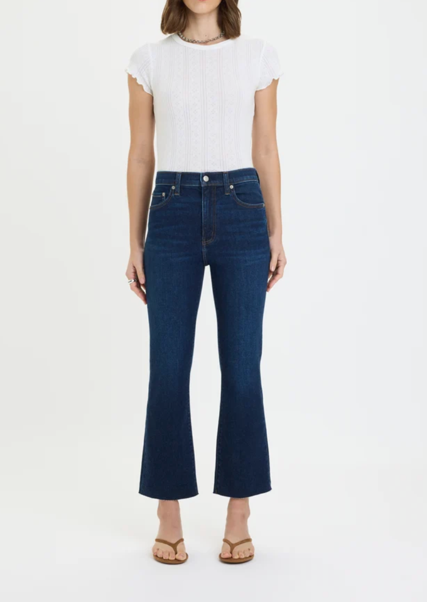 SHY GIRL HIGH RISE CROP FLARE SERENE