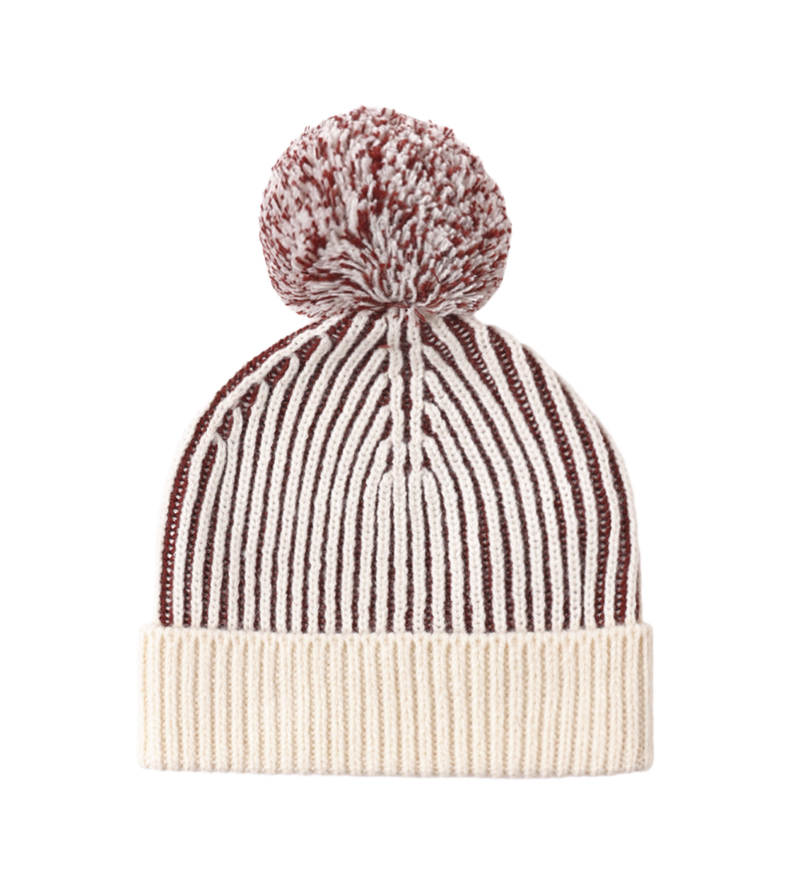 BEANIE BLACK CHERRY STRIPE