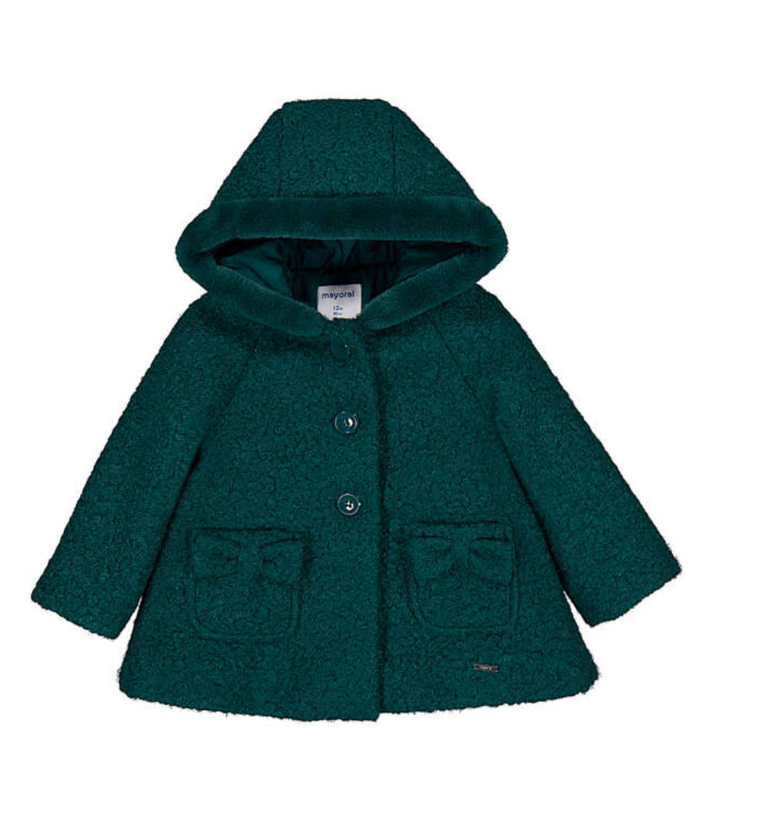 Harlow Hooded Boucle Coat