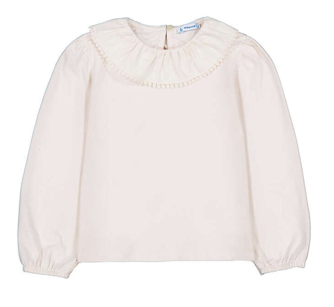 Maggie Ruffled Neck Blouse